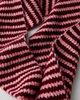 Urban Outfitters Andy Striped Scarf Hood in Red/Pink Stripe, Women's at Urban Outfitters - 4