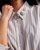Urban Outfitters Anne Flower Brooch Set in Silver at Urban Outfitters - 1