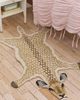 Urban Outfitters Antelope Shaped Tufted Wool Rug in Tan at Urban Outfitters - 2