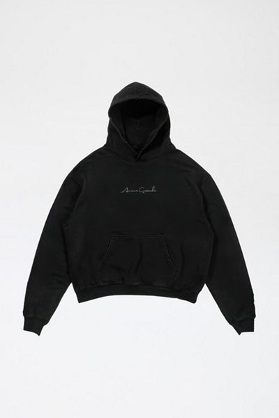 Urban Outfitters Ariana Grande UO Exclusive Dangerous Woman Pullover Hoodie in Vintage Black at Urban Outfitters