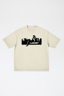 Urban Outfitters Ariana Grande UO Exclusive eternal sunshine Graphic Tee in Off-White at Urban Outfitters