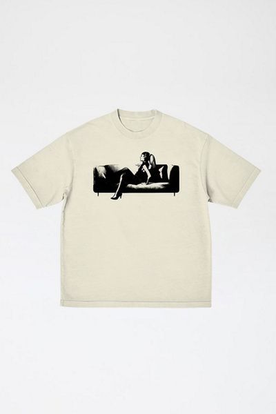 Urban Outfitters Ariana Grande UO Exclusive eternal sunshine Graphic Tee in Off-White at Urban Outfitters