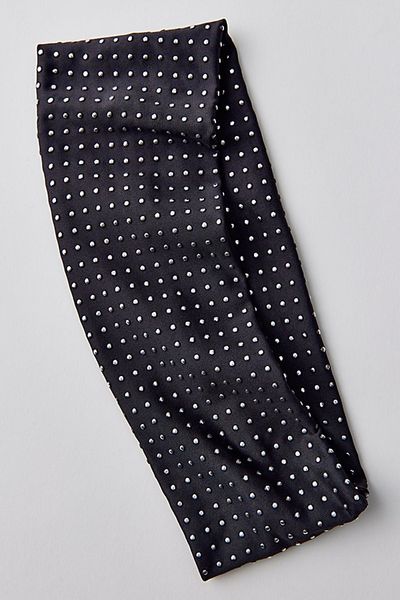 Urban Outfitters Ava Studded Soft Headband in Black, Women's at Urban Outfitters