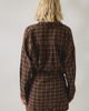 Urban Outfitters BDG Cordelia Multiway Scarf Tie Plaid Shirt Mini Dress in Brown, Women's at Urban Outfitters - 3
