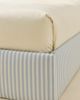 Urban Outfitters Beau Square Striped Upholstered Platform Bed in Sky at Urban Outfitters - 4