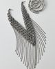 Urban Outfitters Blaine Chain Fringe Brooch Set in Silver at Urban Outfitters - 1