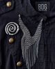 Urban Outfitters Blaine Chain Fringe Brooch Set in Silver at Urban Outfitters - 2
