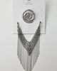 Urban Outfitters Blaine Chain Fringe Brooch Set in Silver at Urban Outfitters - 3