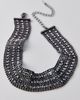 Urban Outfitters Blaine Rhinestone Metal Mesh Choker Necklace in Silver, Women's at Urban Outfitters - 1