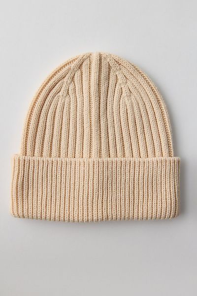 Urban Outfitters Blake Knit Beanie in Ivory, Women's at Urban Outfitters