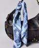 Urban Outfitters Boho Checkered Silky Scarf in Light Blue, Women's at Urban Outfitters - 2