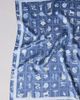 Urban Outfitters Boho Checkered Silky Scarf in Light Blue, Women's at Urban Outfitters - 3