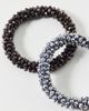 Urban Outfitters Brenda Beaded Bangle Bracelets Set in Black/Silver, Women's at Urban Outfitters - 1