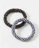 Urban Outfitters Brenda Beaded Bangle Bracelets Set in Black/Silver, Women's at Urban Outfitters - 2