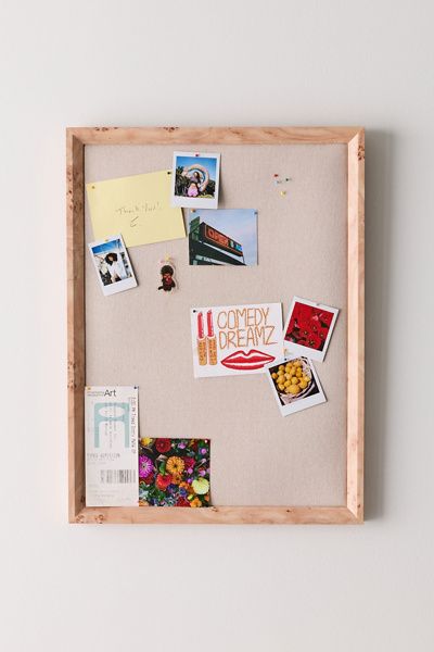 Urban Outfitters Burl Wood Patterned Pin Board Set in Burl at Urban Outfitters