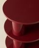 Urban Outfitters Cam Lacquered 3-Tier Storage Side Table in Maroon at Urban Outfitters - 4