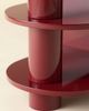 Urban Outfitters Cam Lacquered 3-Tier Storage Side Table in Maroon at Urban Outfitters - 5