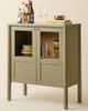 Urban Outfitters Cara 2-Door Storage Cabinet in Light Green at Urban Outfitters - 1