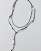 Urban Outfitters Cara Corded Lariat Necklace in Silver, Women's at Urban Outfitters - 1