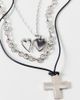 Urban Outfitters Caroline Corded Layering Necklaces Set in Silver, Women's at Urban Outfitters - 2