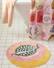 Urban Outfitters Caviar Tin Plush Round Bath Mat in Blue at Urban Outfitters - 1