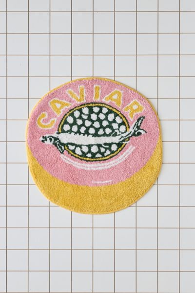 Plush Round Bath Mat