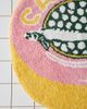 Urban Outfitters Caviar Tin Plush Round Bath Mat in Blue at Urban Outfitters - 3