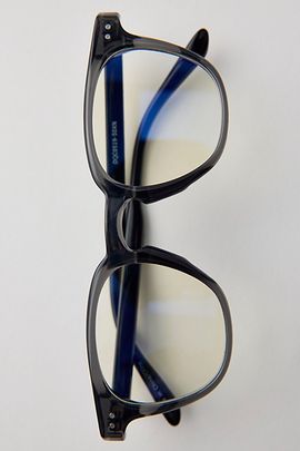 Urban Outfitters Charles Round Blue Light Glasses in Grey, Men's at Urban Outfitters