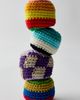 Urban Outfitters Checkered Crochet Footbag in Purple at Urban Outfitters - 4