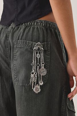 Urban Outfitters Chelsea Charms Chatelaine Clip in Silver at Urban Outfitters