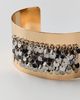 Urban Outfitters Chime Mixed Metal Cuff Bracelet in Gold, Women's at Urban Outfitters - 2