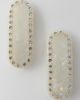 Urban Outfitters Chrome Hair Clips Set in Pearl, Women's at Urban Outfitters - 1