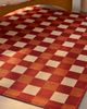 Urban Outfitters Cillian Checkerboard Indoor/Outdoor Rug in Red at Urban Outfitters - 2