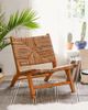 Urban Outfitters Claudia Woven Chair in Brown at Urban Outfitters - 1
