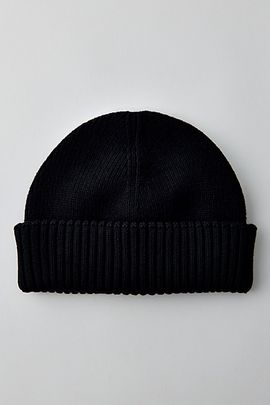 Urban Outfitters Clean Short Roll Beanie in Black, Men's at Urban Outfitters