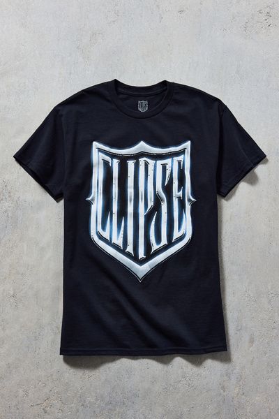 Urban Outfitters Clipse Shield Graphic Tee in Black, Men's at Urban Outfitters