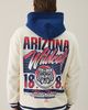 Urban Outfitters College Logo Graphic Colorblock Hoodie Sweatshirt in Arizona, Men's at Urban Outfitters - 1