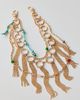 Urban Outfitters Cord Fringe Pant Chain in Gold, Women's at Urban Outfitters - 1