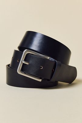 Urban Outfitters Core Basic Leather Belt in Black, Men's at Urban Outfitters