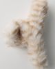 Urban Outfitters Cozy Zebra Faux Fur Claw Clip in Ivory, Women's at Urban Outfitters - 2