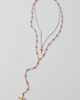 Urban Outfitters Cross Charms Layered Lariat Necklace in Gold, Women's at Urban Outfitters - 1