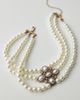 Urban Outfitters Danielle Multi-Strand Pearl Choker Necklace in Pearl, Women's at Urban Outfitters - 1