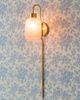 Urban Outfitters Dara Fluted Glass Sconce in Pink at Urban Outfitters - 1