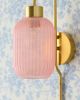 Urban Outfitters Dara Fluted Glass Sconce in Pink at Urban Outfitters - 3