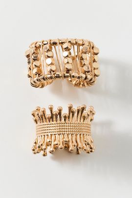 Urban Outfitters Diana Disco Statement Rings Set in Gold, Women's at Urban Outfitters