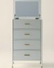 Urban Outfitters Doe Tall 4-Drawer Flip-Top Mirror Dresser in Ivory at Urban Outfitters - 3