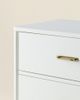Urban Outfitters Doe Tall 4-Drawer Flip-Top Mirror Dresser in Ivory at Urban Outfitters - 5