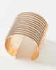 Urban Outfitters Donna Chain Extra-Wide Cuff Bracelet in Gold, Women's at Urban Outfitters - 1