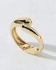 Urban Outfitters Double Dome Metal Cuff Bracelet in Gold, Women's at Urban Outfitters - 2