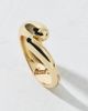 Urban Outfitters Double Dome Metal Cuff Bracelet in Gold, Women's at Urban Outfitters - 3